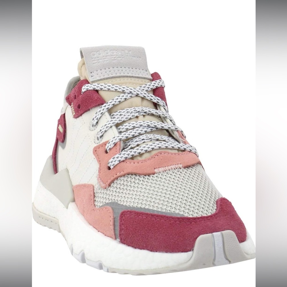 Adidas 8.5 Sneakers in Pink and White- barely worn